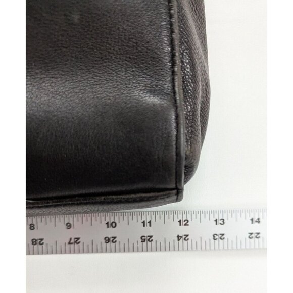 Fossil Vintage Black Pebbled Leather Shoulder Bag - Picture 7 of 7